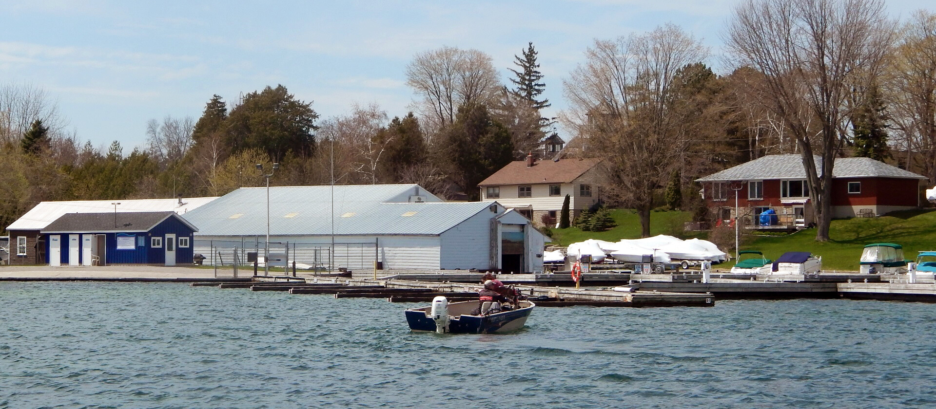 Early Season Boating on Lake Simcoe and Sibbald Point Northern